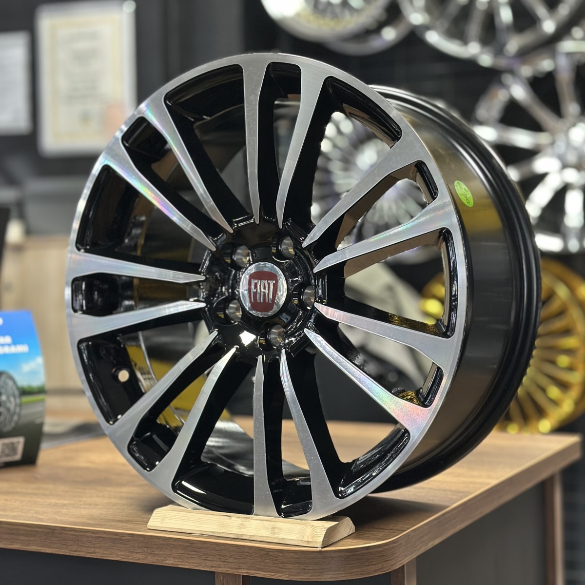 16" 6.5J 5x98 ET39 58.1 Siyah Parlak Jant Takımı (4 Adet) FD WHEELS