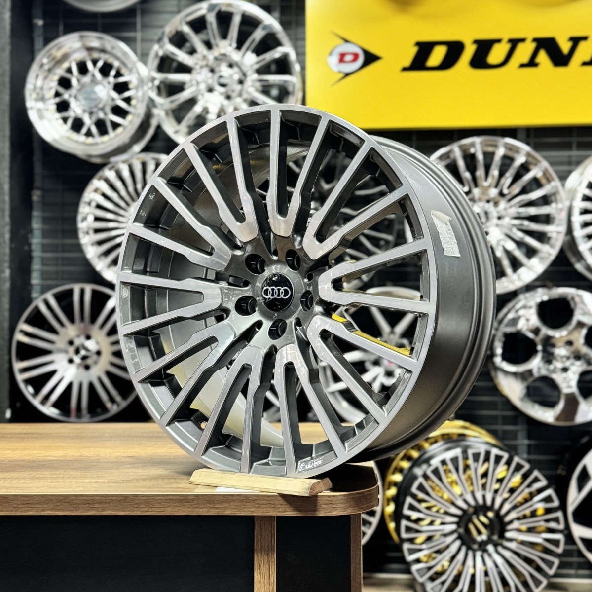 20" 8.5J 5x112 ET30 66.6 Antrasit Polisajlı Jant Takımı (4 Adet) DEDİKA