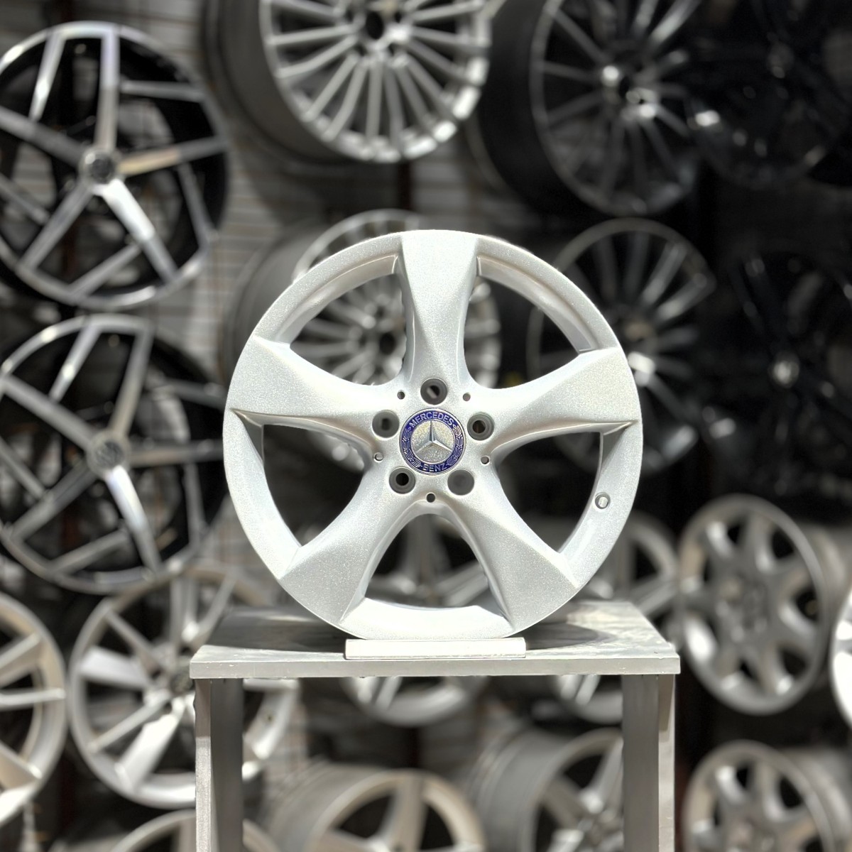 7,5X17 ET52 5X112 MERCEDES B SERIES W246 OEM TAKIM 2. EL
