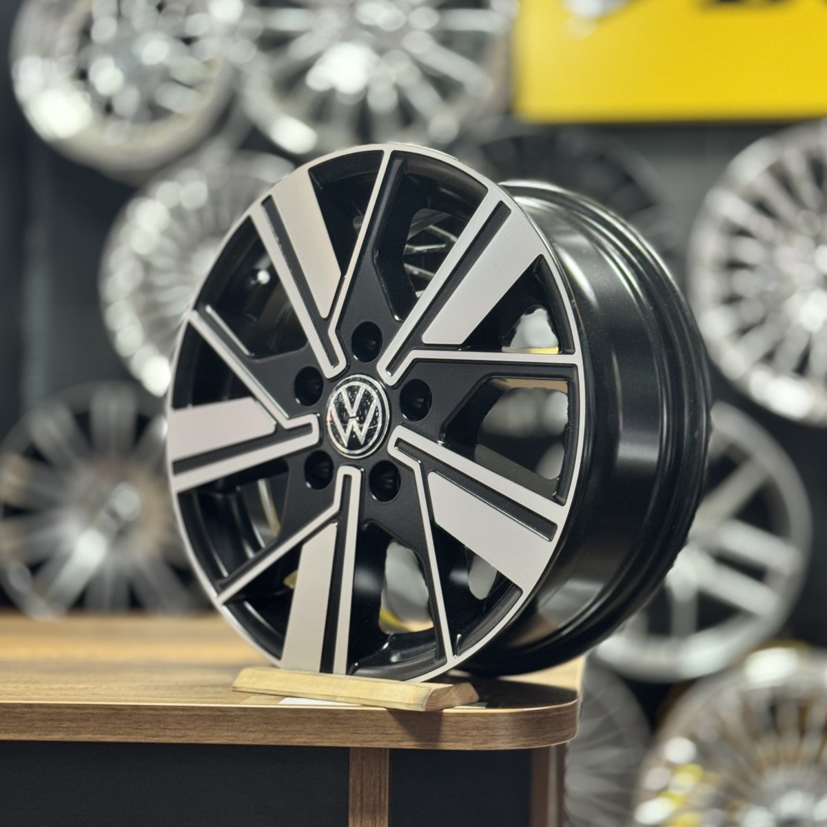 16" 6.5J 5x120 ET38 65.1 Siyah Mat Jant Takımı (4 Adet) FD WHEELS